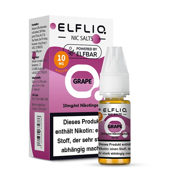 ELFLIQ by Elfbar Nikotinsalz Liquid 10ml 20mg - Blackcurrant Aniseed